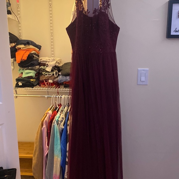 davids bridal bridesmaid dresses burgundy Burgundy Bridesmaid Dresses 2026